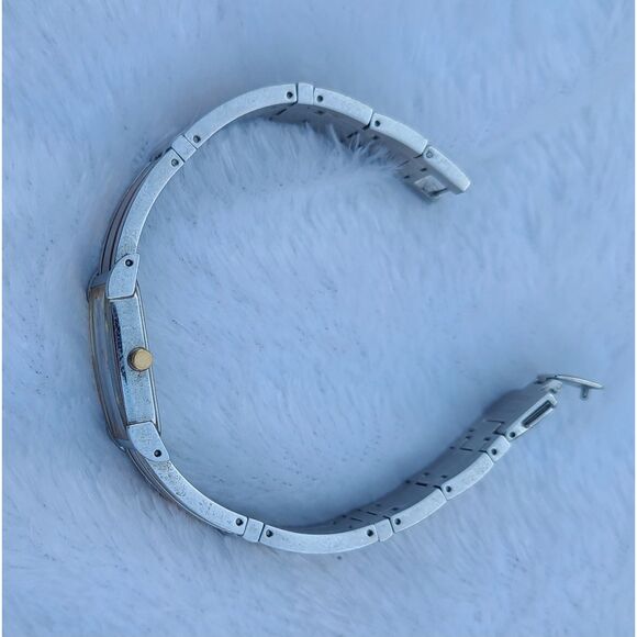 Citizen Ciena Eco-Drive Two Tone Silver & Gold Stainless Steel Quartz Watch VGUC - Picture 3 of 8